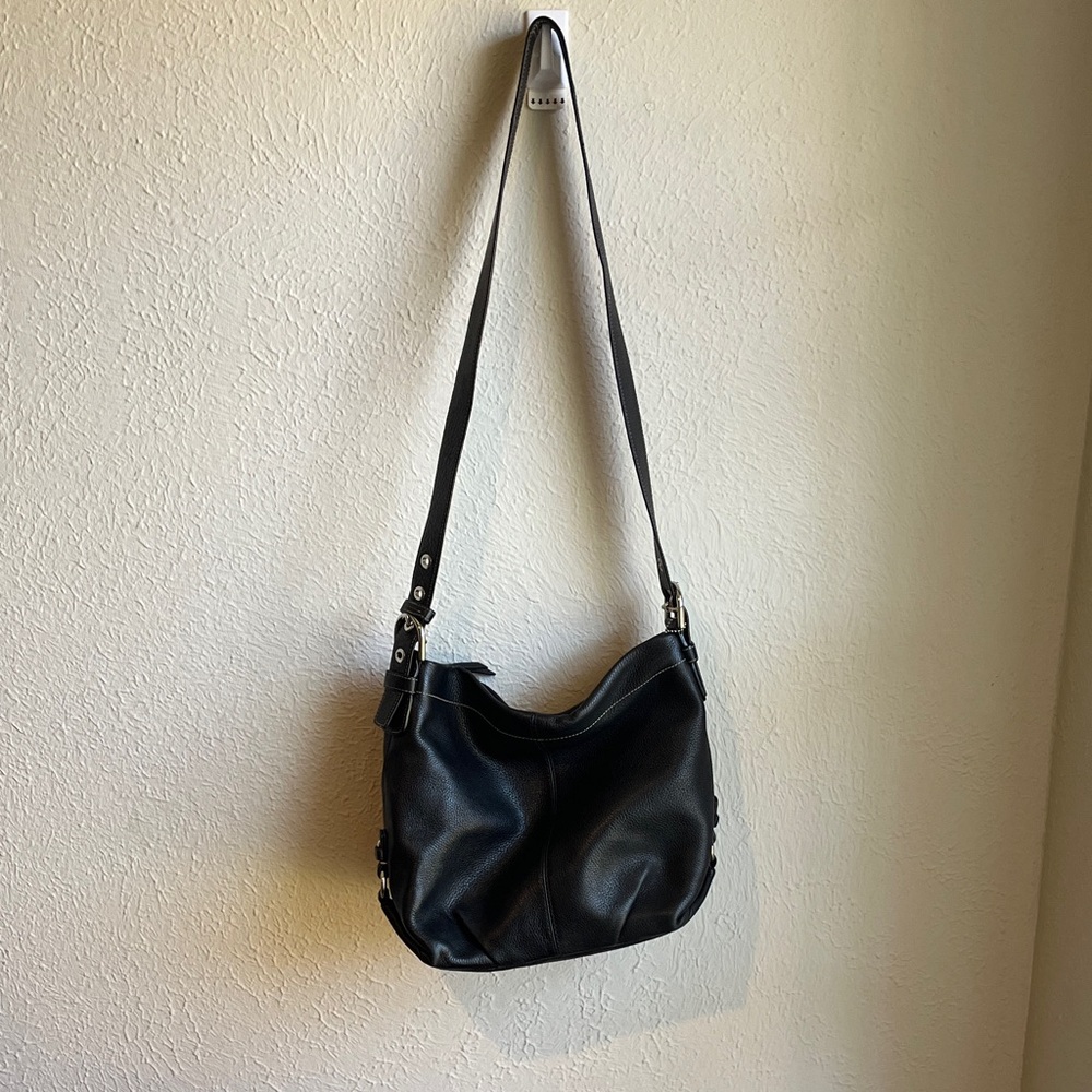 Coach SoHo black pebble leather bag